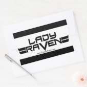Lady Raven Sticker (Umschlag)