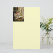 Lady Reading by Window Briefpapier (Stehend Vorderseite)