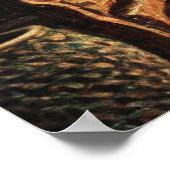 Lady Reading Poster (Ecke)