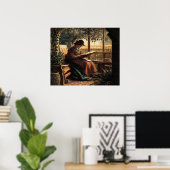 Lady Reading Poster (Heimbüro)