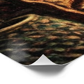 Lady Reading Poster (Ecke)