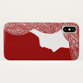 Lady Red Case-Mate iPhone Hülle (Rückseite (Horizontal))