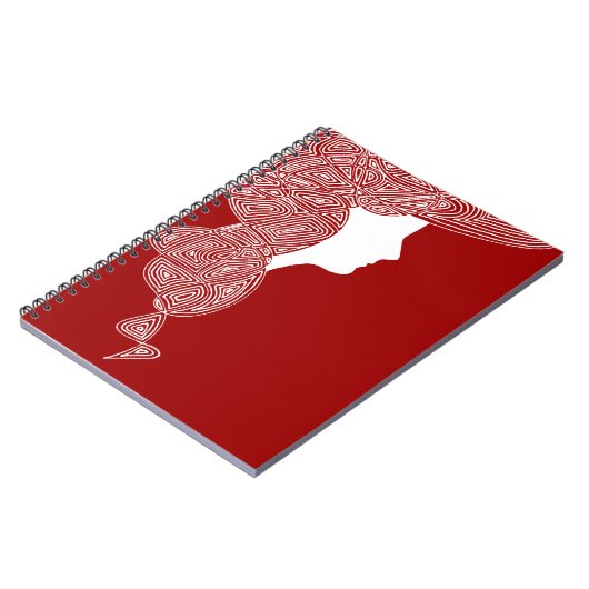 Lady Red Notizblock (Linke Seite)