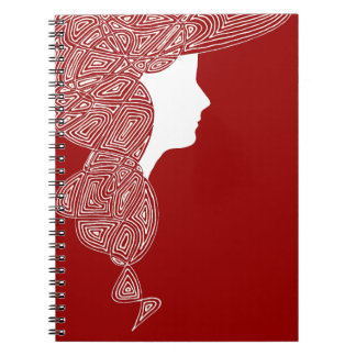 Lady Red Notizblock