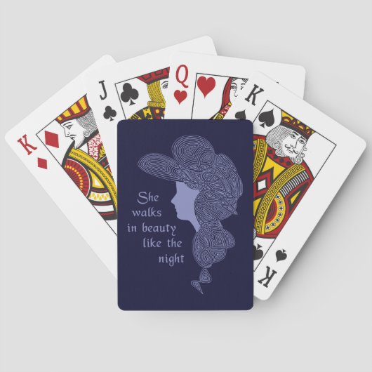 Lady Red Playing Cards Spielkarten (Rückseite)
