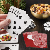 Lady Red Spielkarten (In Situ)