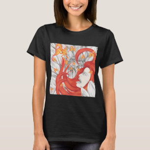 Lady Red und die Blumen aus der Hölle T-Shirt