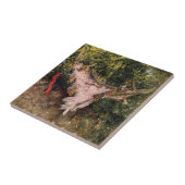 Lady Resting in a Hammock (von Giovanni Boldini) Fliese (Seite)