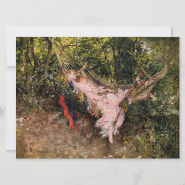 Lady Resting in a Hammock (von Giovanni Boldini) Karte