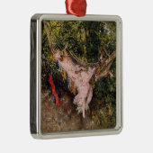 Lady Resting in a Hammock (von Giovanni Boldini) Ornament Aus Metall (Rechts)