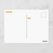 " LADY RETIRED AM STRAND " POSTKARTE (Rückseite)