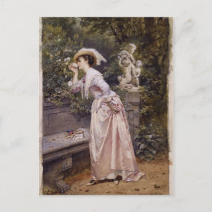 Lady Riechende Rose Postkarte