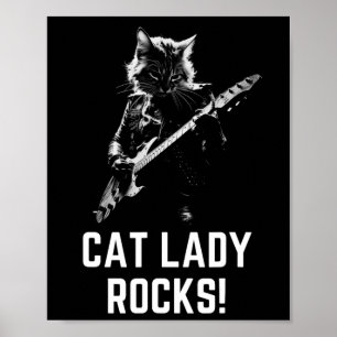 Lady Rocks! Guitar Ladys Frau Präsidentin Kamala H Poster