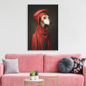 Lady Saluki Dog Leinwanddruck (Insitu (Wohnzimmer))