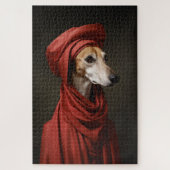 Lady Saluki Dog Puzzle (Vertikal)