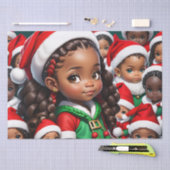 Lady Santa Tissue Paper Seidenpapier (Handwerk)