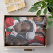 Lady Santa Tissue Paper Seidenpapier (Geschenk)