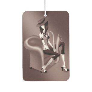 Lady Saxophonistin - Jazz-inspirierter Auto-Luftve Autolufterfrischer