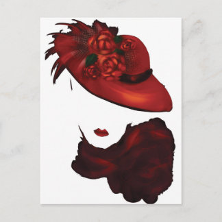 Lady Scarlet Postkarte