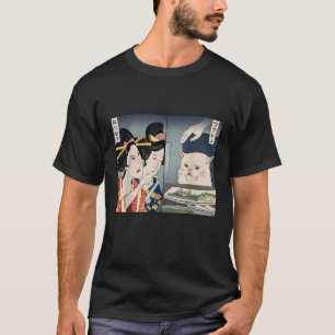 Lady schreiend bei Cat Memes Traditionelles Japani T-Shirt