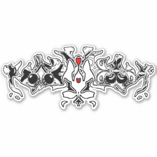 Lady shadow aufkleber (Vorderseite)