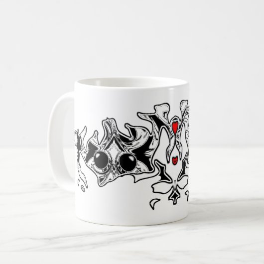 Lady Shadow Kaffeetasse (Vorderseite Links)