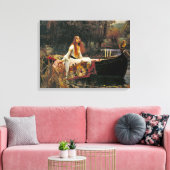 Lady Shalott 1888 Leinwanddruck (Insitu (Wohnzimmer))