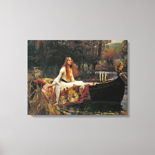 Lady Shalott 1888 Leinwanddruck (Vorderseite)