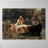 Lady Shalott 1888 Poster (Vorne)