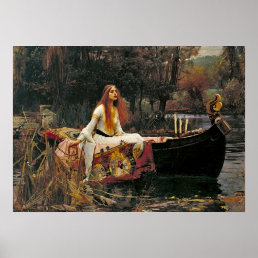 Lady Shalott 1888 Poster (Vorne)