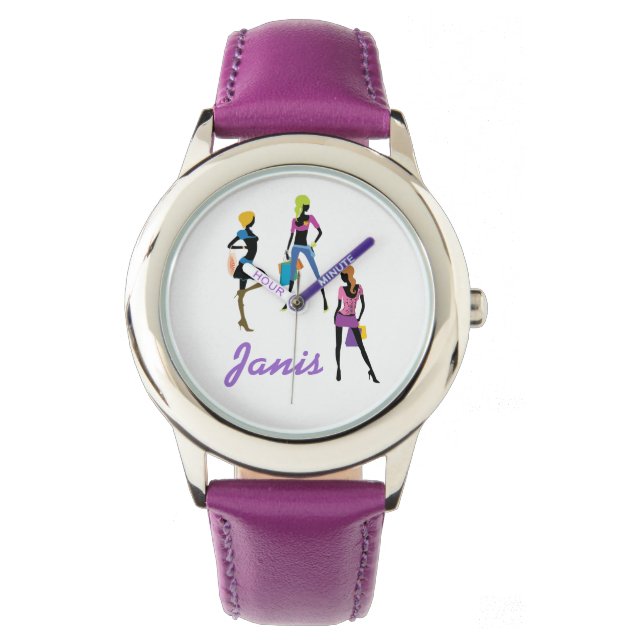 Lady Shopper Watch Armbanduhr (Vorderseite)