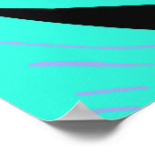 Lady singt die Blues Poster (Ecke)