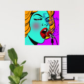 Lady singt die Blues Poster (Heimbüro)