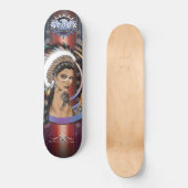 Lady Sioux 1/4 Skateboard (Vorderseite)