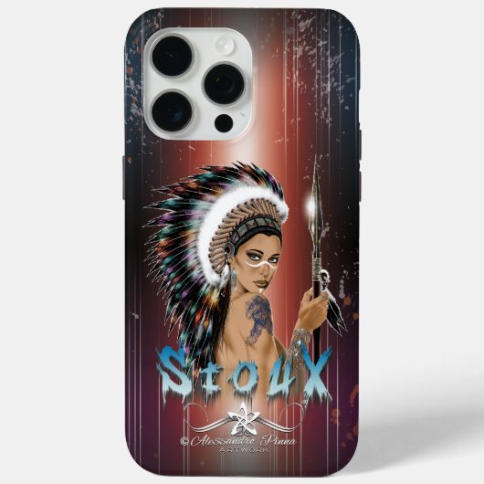 Lady Sioux Case-Mate iPhone Hülle (Rückseite)