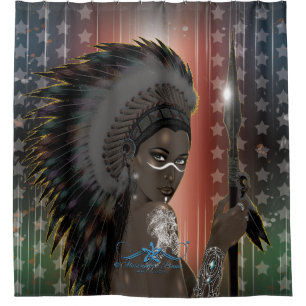 Lady Sioux Duschvorhang