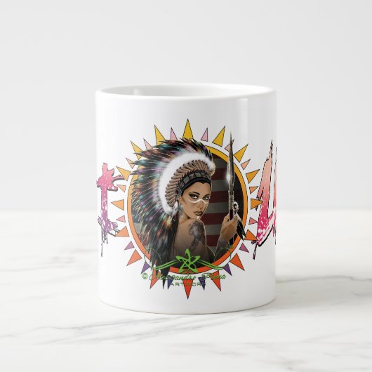 Lady Sioux Jumbo-Tasse (Vorderseite)