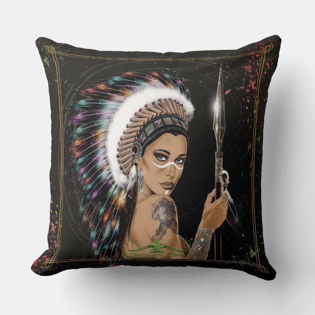 Lady Sioux Kissen (Vorderseite)