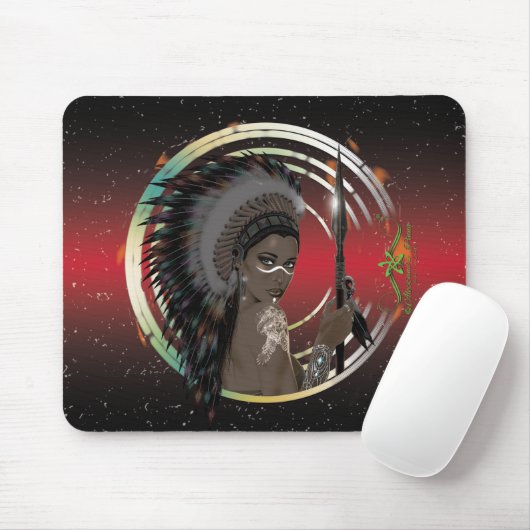 Lady Sioux Mousepad (Mit Mouse)