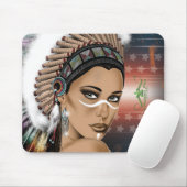 Lady Sioux Mousepad (Mit Mouse)