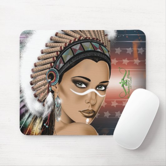 Lady Sioux Mousepad (Mit Mouse)