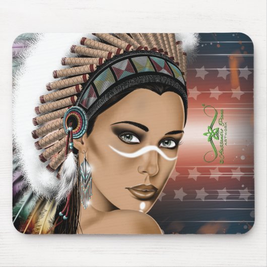 Lady Sioux Mousepad (Vorne)