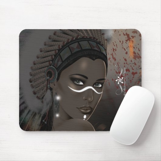 Lady Sioux Mousepad (Mit Mouse)