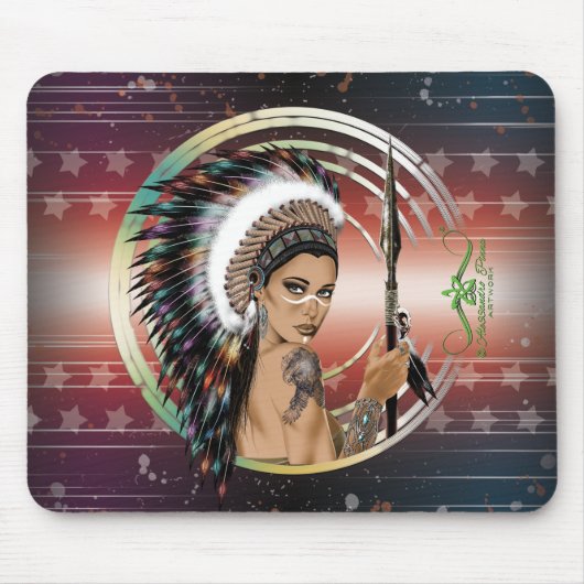 Lady Sioux Mousepad (Vorne)