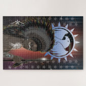 Lady Sioux Puzzle (Horizontal)