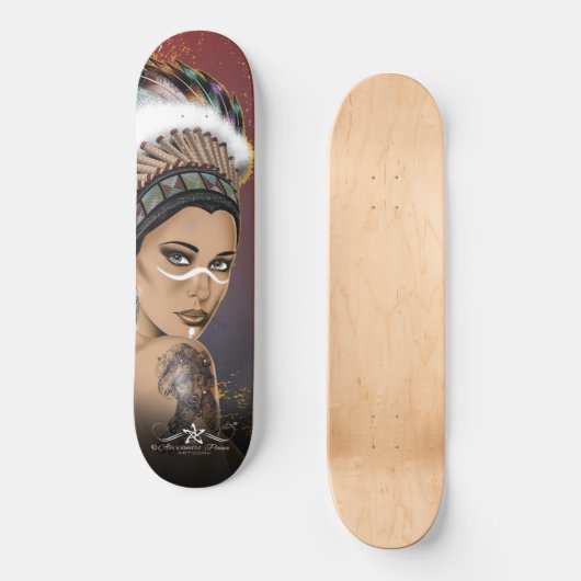 Lady Sioux Skateboard (Vorderseite)