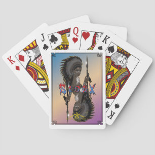 Lady Sioux Spielkarten