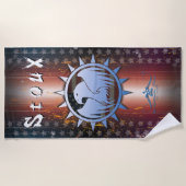 Lady Sioux Strandtuch (Vorderseite)