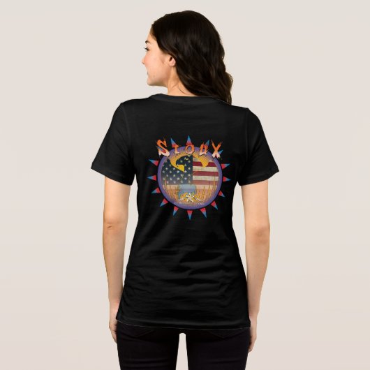 Lady Sioux Tri-Blend Shirt (Rückseite voll)