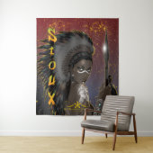 Lady Sioux Wandteppich (Beispiel)